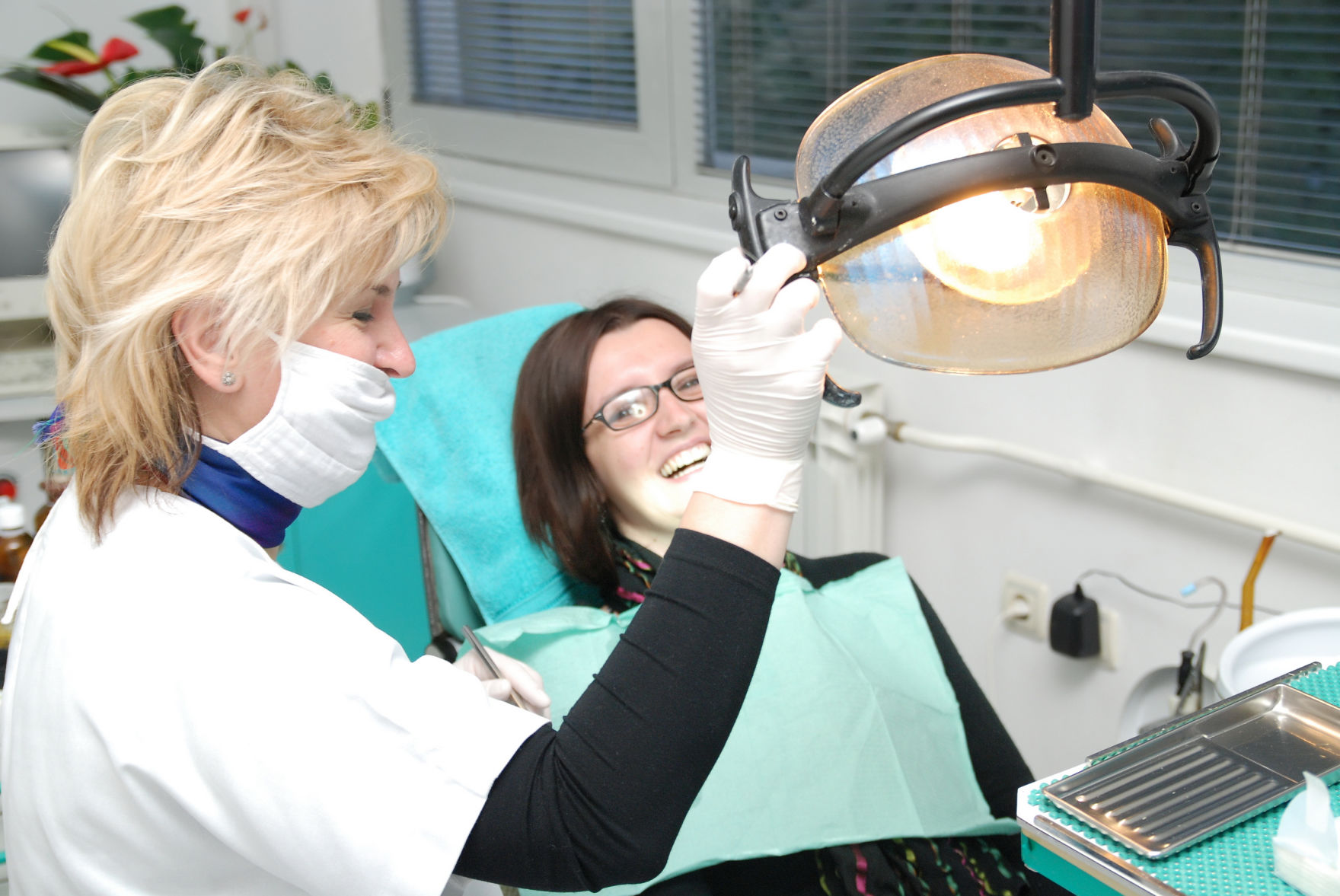 at dentist